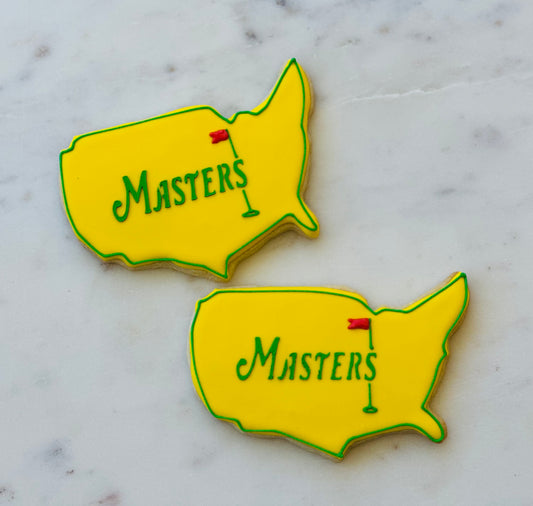 Custom Masters Tournament Golf Cookies